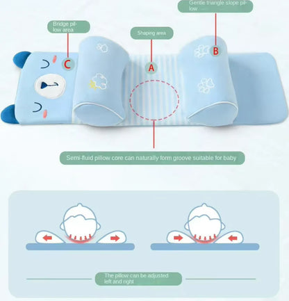 Baby Shaping Head Support Pillow - Assorted Colour